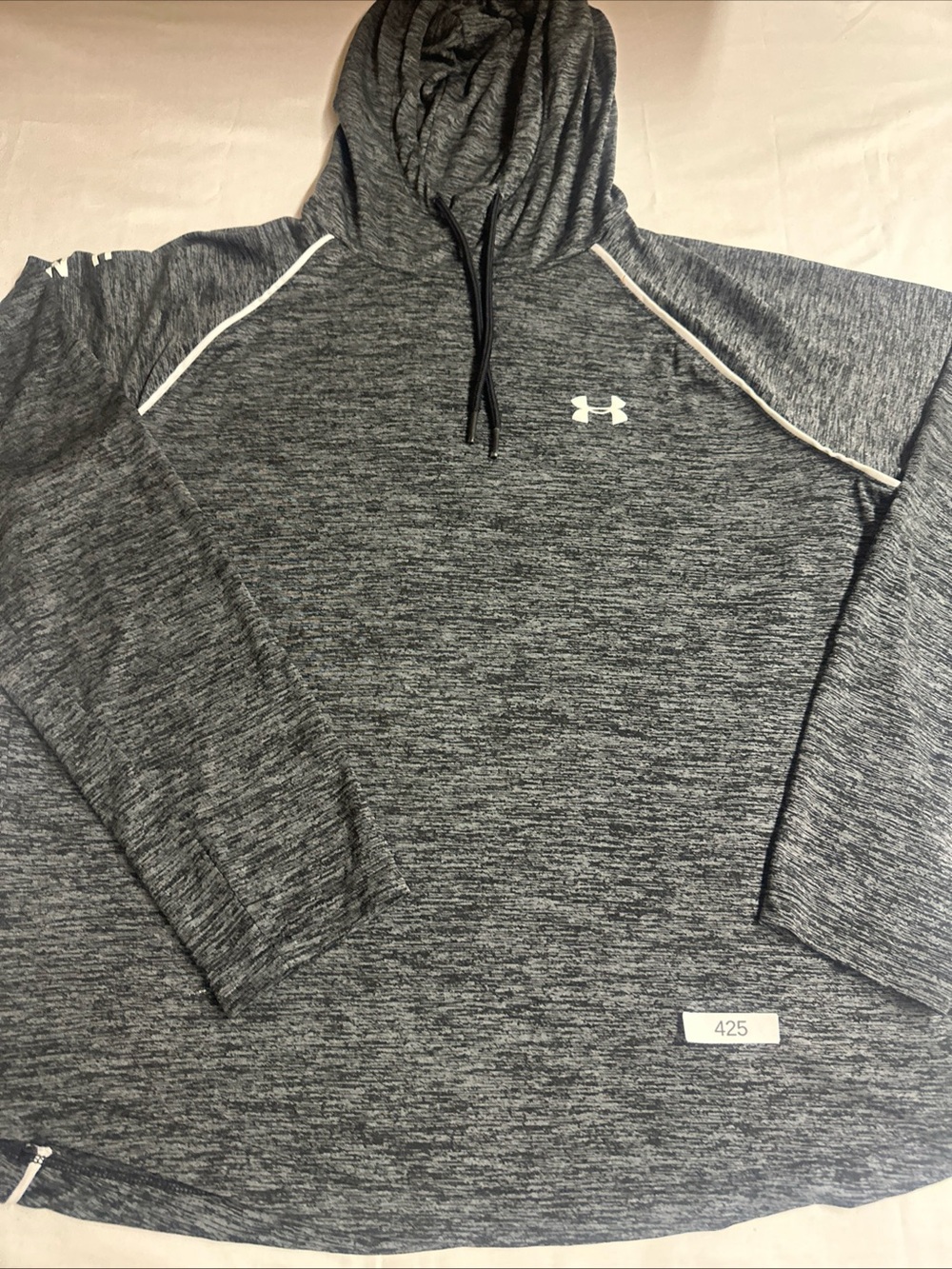 LG Black and Charcoal Heather Performance Top